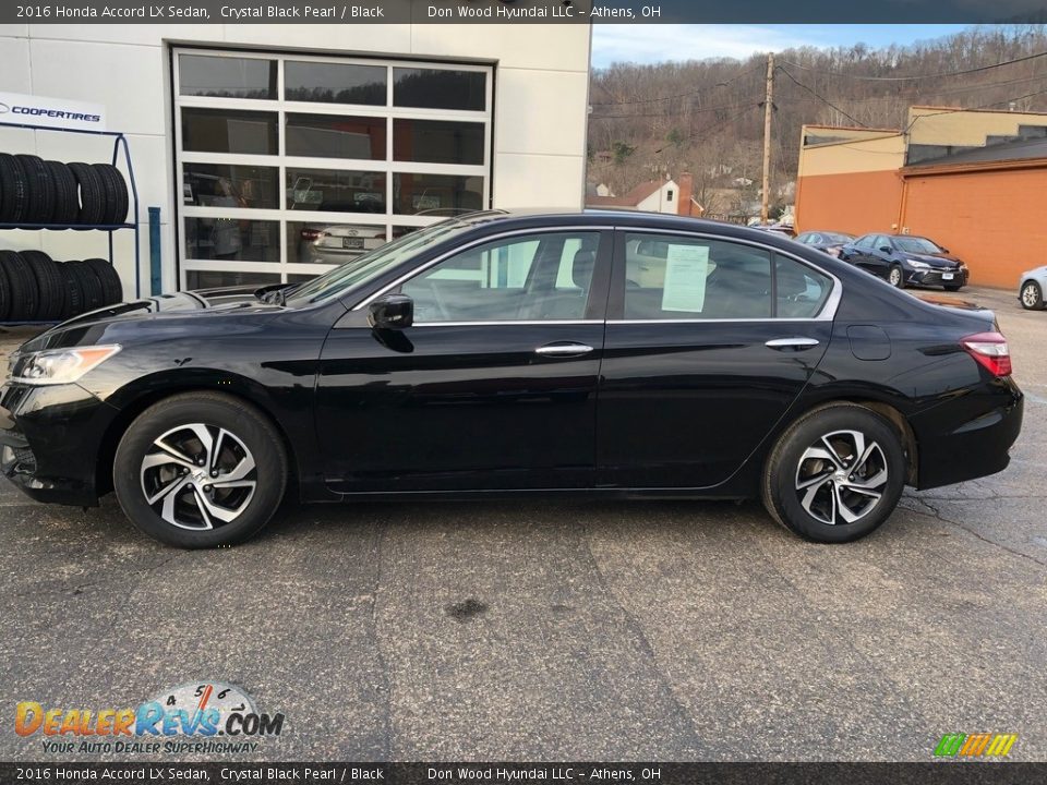 2016 Honda Accord LX Sedan Crystal Black Pearl / Black Photo #3