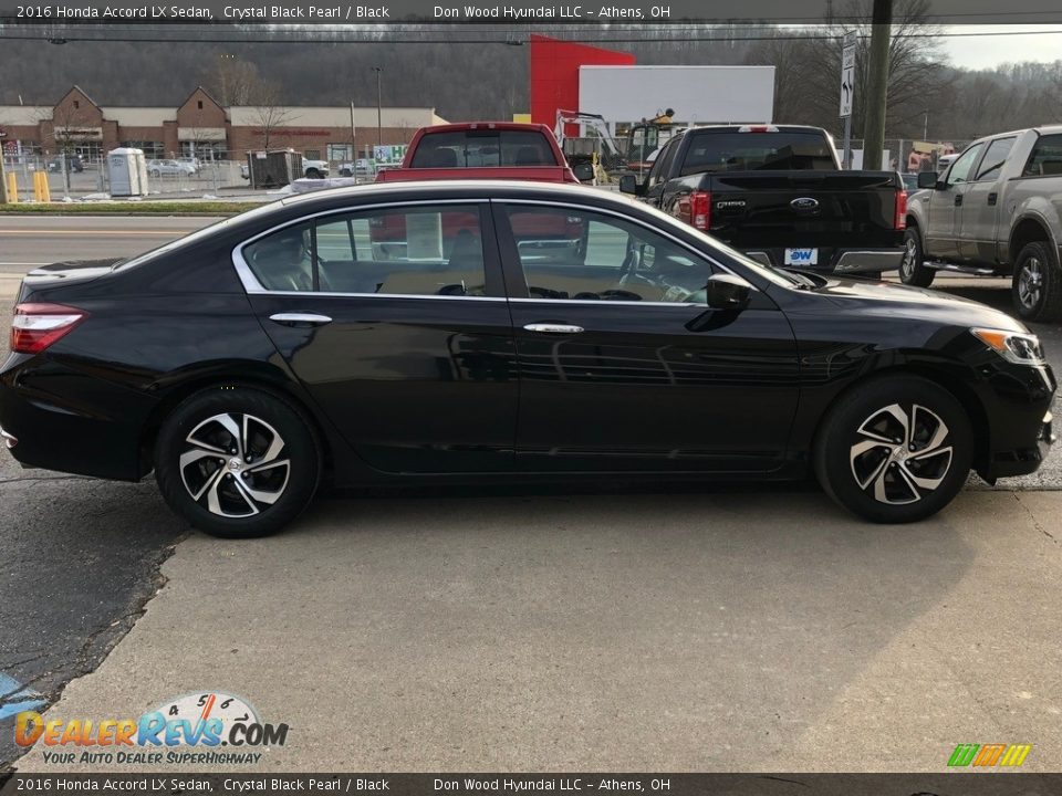 2016 Honda Accord LX Sedan Crystal Black Pearl / Black Photo #5