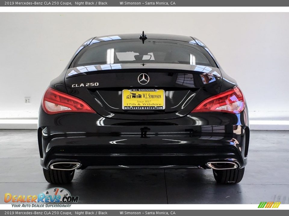 2019 Mercedes-Benz CLA 250 Coupe Night Black / Black Photo #3