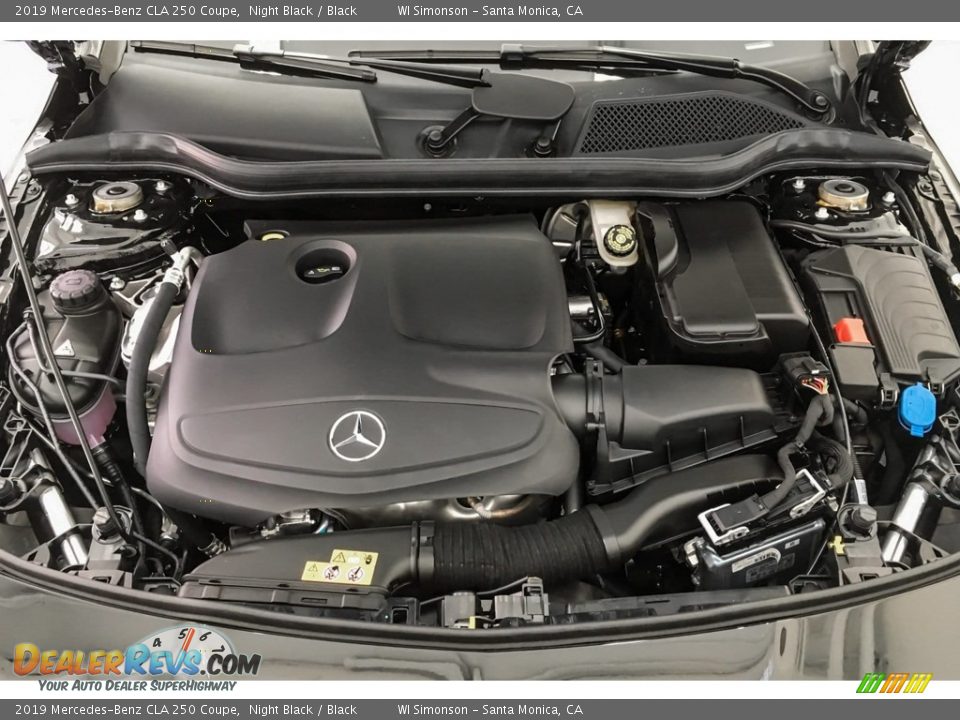 2019 Mercedes-Benz CLA 250 Coupe Night Black / Black Photo #8