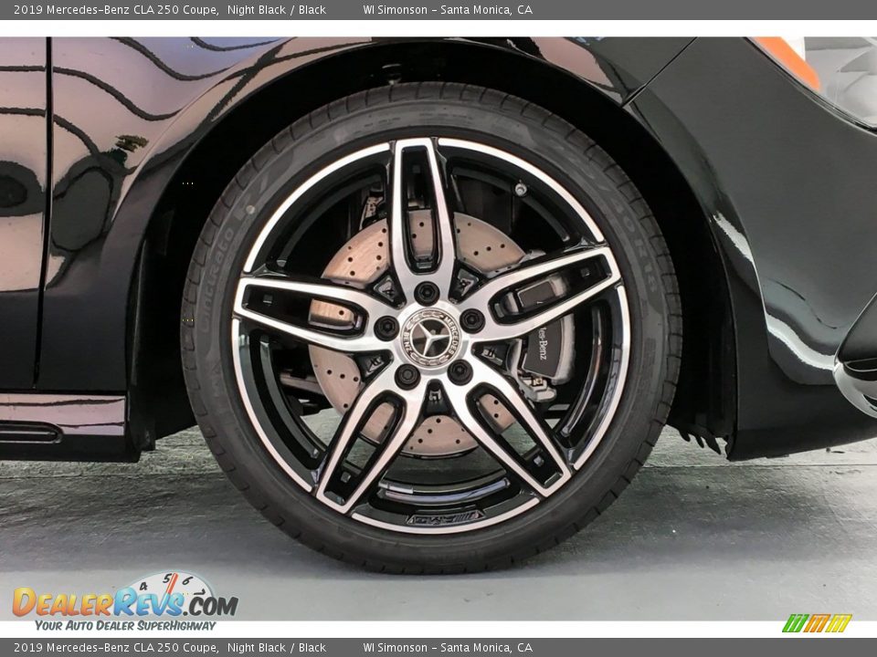 2019 Mercedes-Benz CLA 250 Coupe Night Black / Black Photo #9