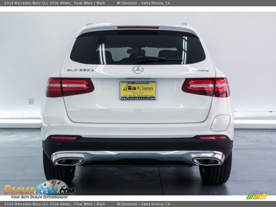 2019 Mercedes-Benz GLC 350e 4Matic Polar White / Black Photo #3