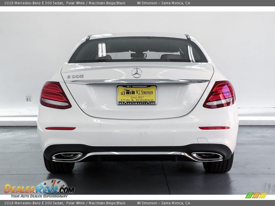 2019 Mercedes-Benz E 300 Sedan Polar White / Macchiato Beige/Black Photo #3
