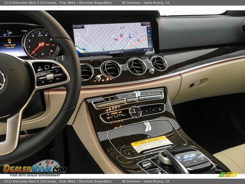 2019 Mercedes-Benz E 300 Sedan Polar White / Macchiato Beige/Black Photo #6
