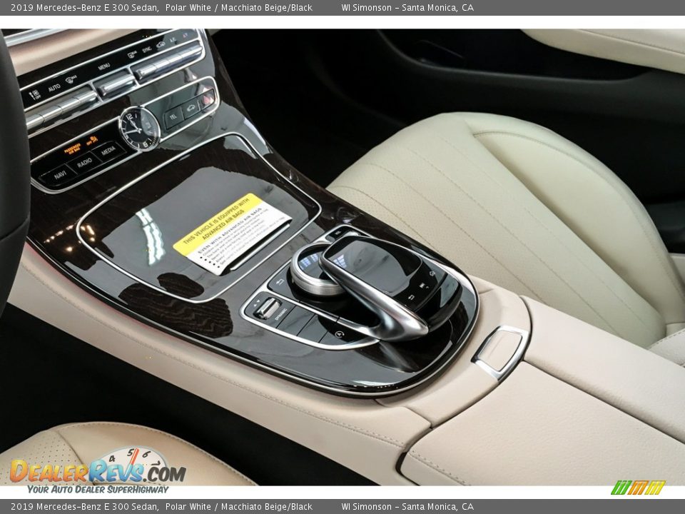 2019 Mercedes-Benz E 300 Sedan Polar White / Macchiato Beige/Black Photo #7
