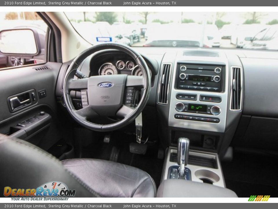 2010 Ford Edge Limited Sterling Grey Metallic / Charcoal Black Photo #21