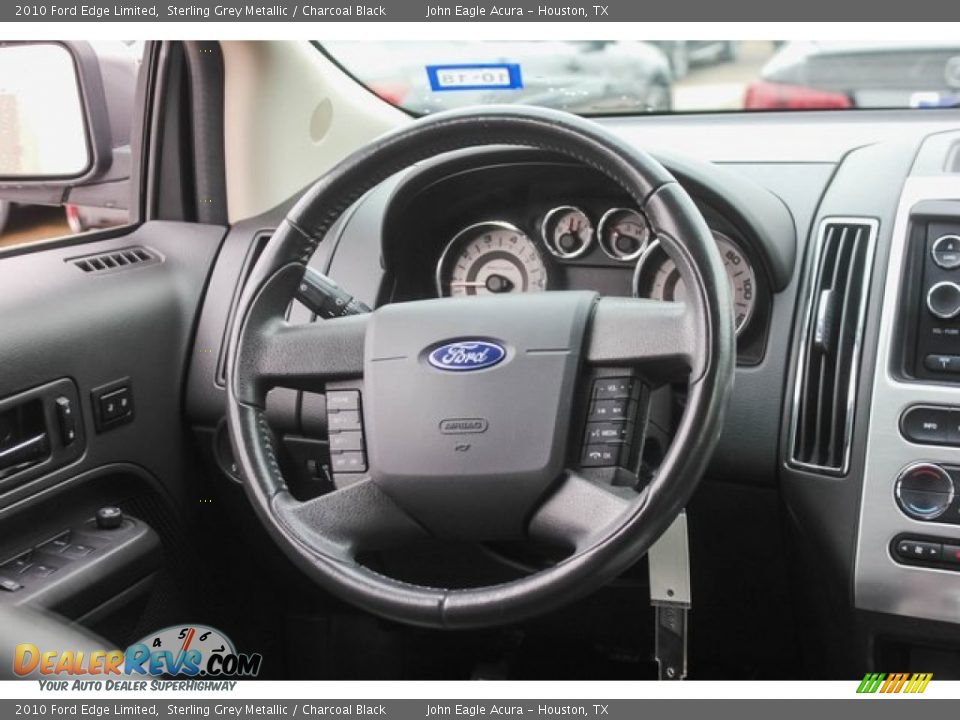 2010 Ford Edge Limited Sterling Grey Metallic / Charcoal Black Photo #22