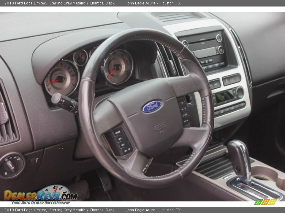 2010 Ford Edge Limited Sterling Grey Metallic / Charcoal Black Photo #31