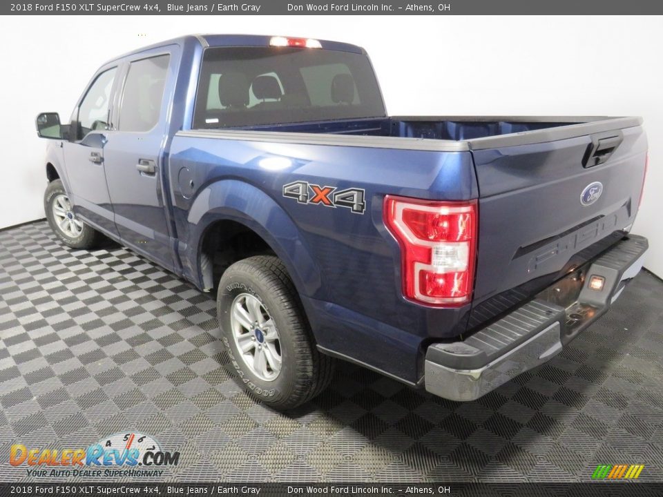 2018 Ford F150 XLT SuperCrew 4x4 Blue Jeans / Earth Gray Photo #11