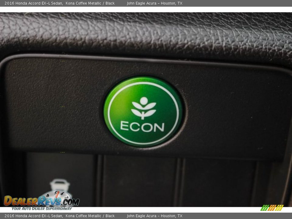 2016 Honda Accord EX-L Sedan Kona Coffee Metallic / Black Photo #30