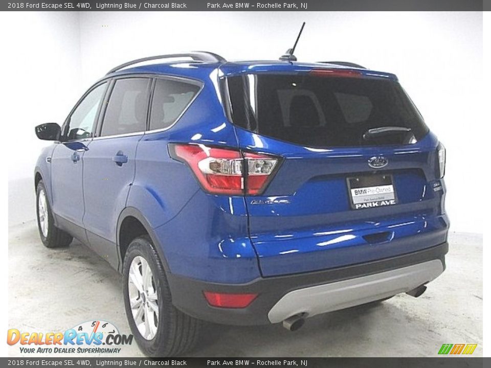2018 Ford Escape SEL 4WD Lightning Blue / Charcoal Black Photo #3