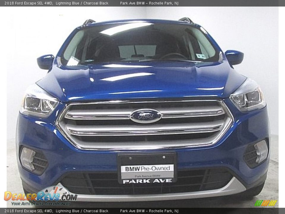 2018 Ford Escape SEL 4WD Lightning Blue / Charcoal Black Photo #8