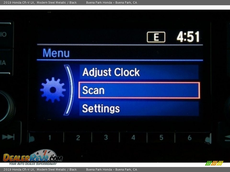 2019 Honda CR-V LX Modern Steel Metallic / Black Photo #14
