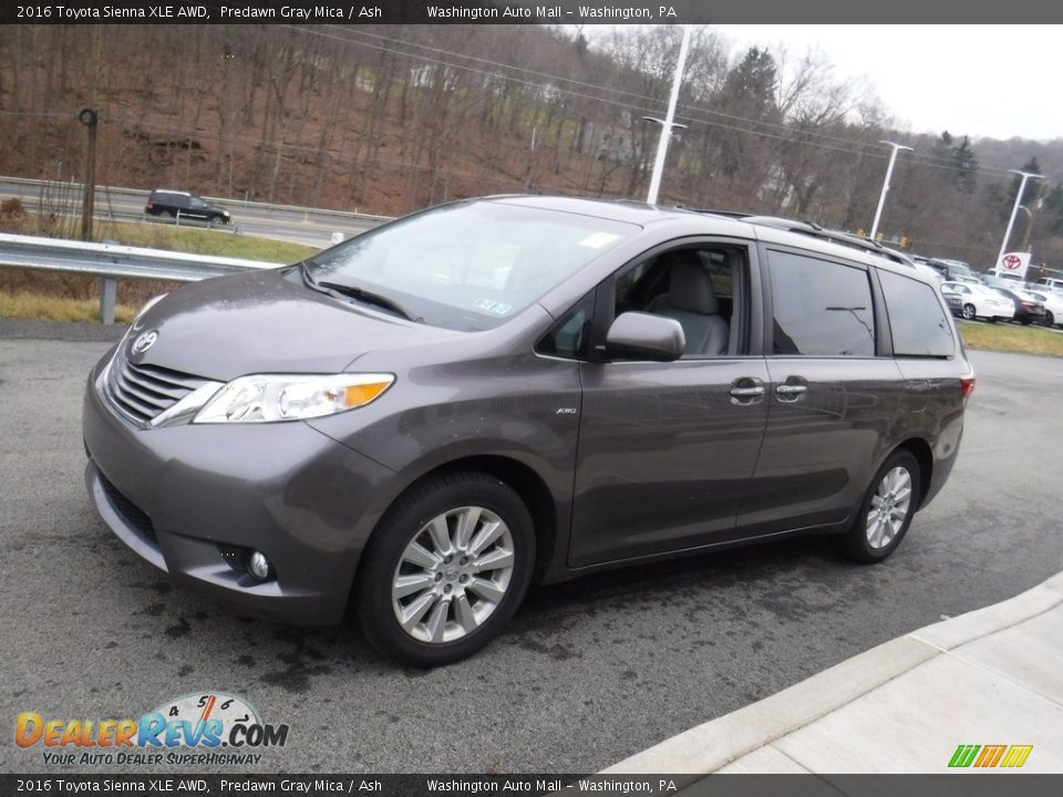 2016 Toyota Sienna XLE AWD Predawn Gray Mica / Ash Photo #6