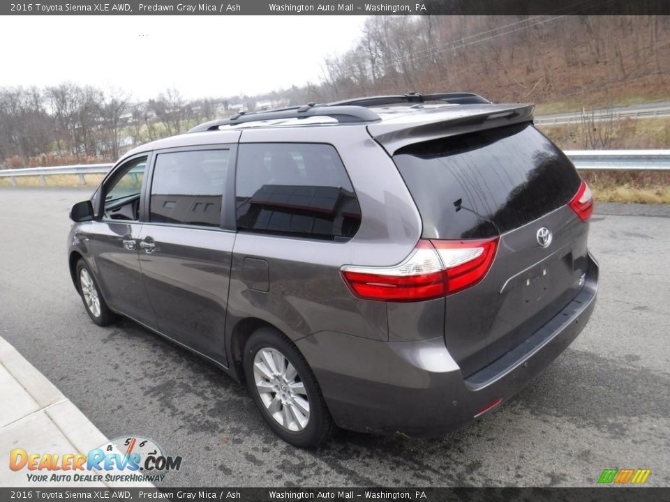2016 Toyota Sienna XLE AWD Predawn Gray Mica / Ash Photo #7