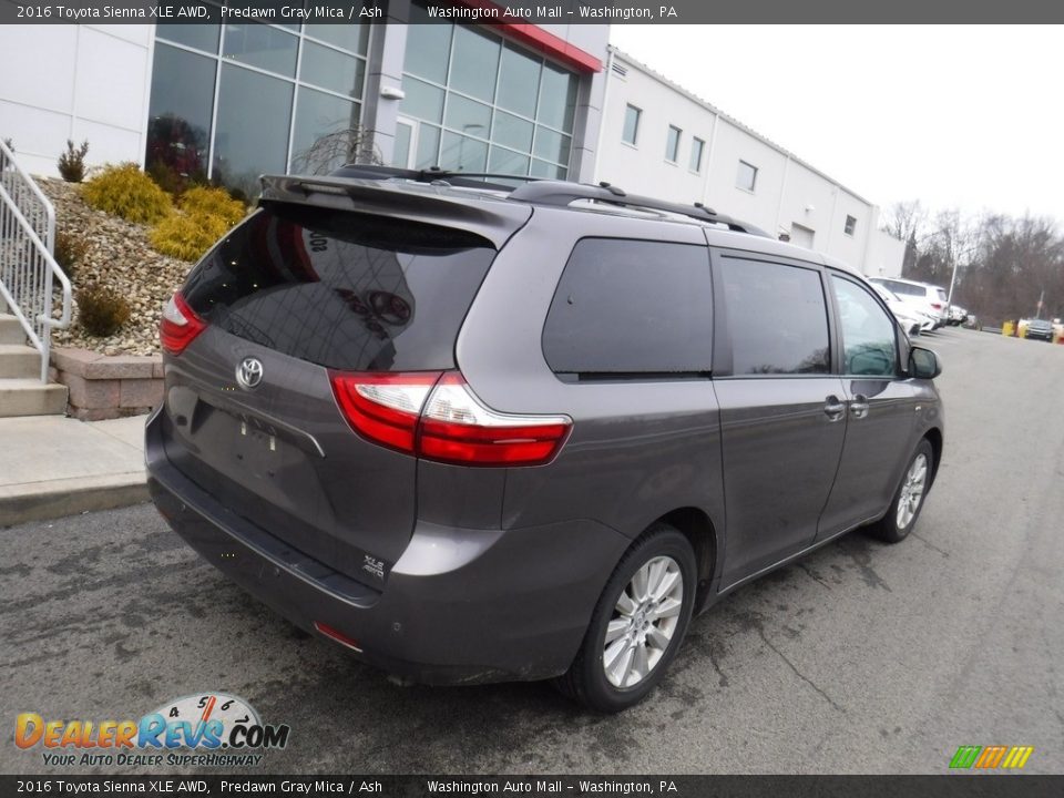 2016 Toyota Sienna XLE AWD Predawn Gray Mica / Ash Photo #9