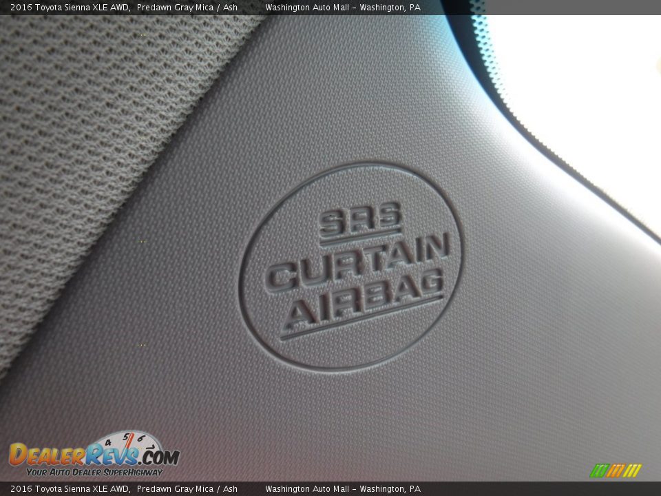2016 Toyota Sienna XLE AWD Predawn Gray Mica / Ash Photo #21