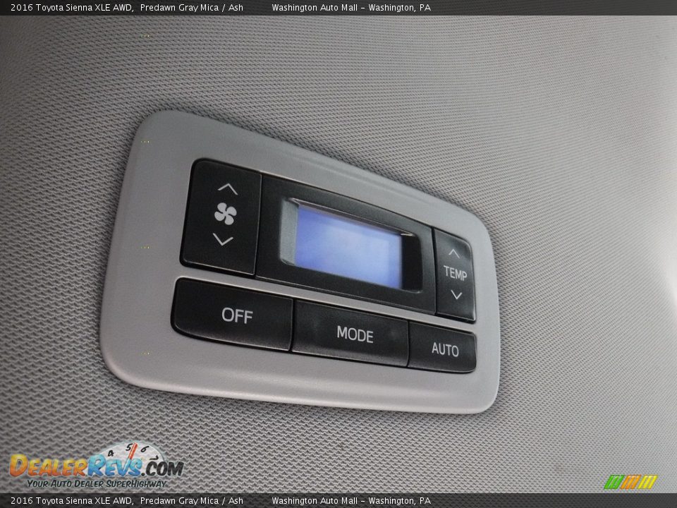 2016 Toyota Sienna XLE AWD Predawn Gray Mica / Ash Photo #24