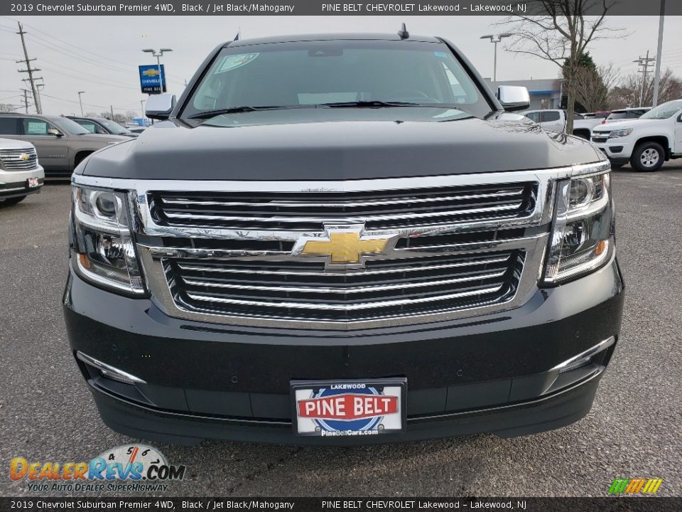 2019 Chevrolet Suburban Premier 4WD Black / Jet Black/Mahogany Photo #2
