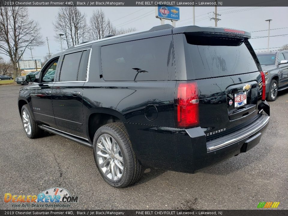 2019 Chevrolet Suburban Premier 4WD Black / Jet Black/Mahogany Photo #4
