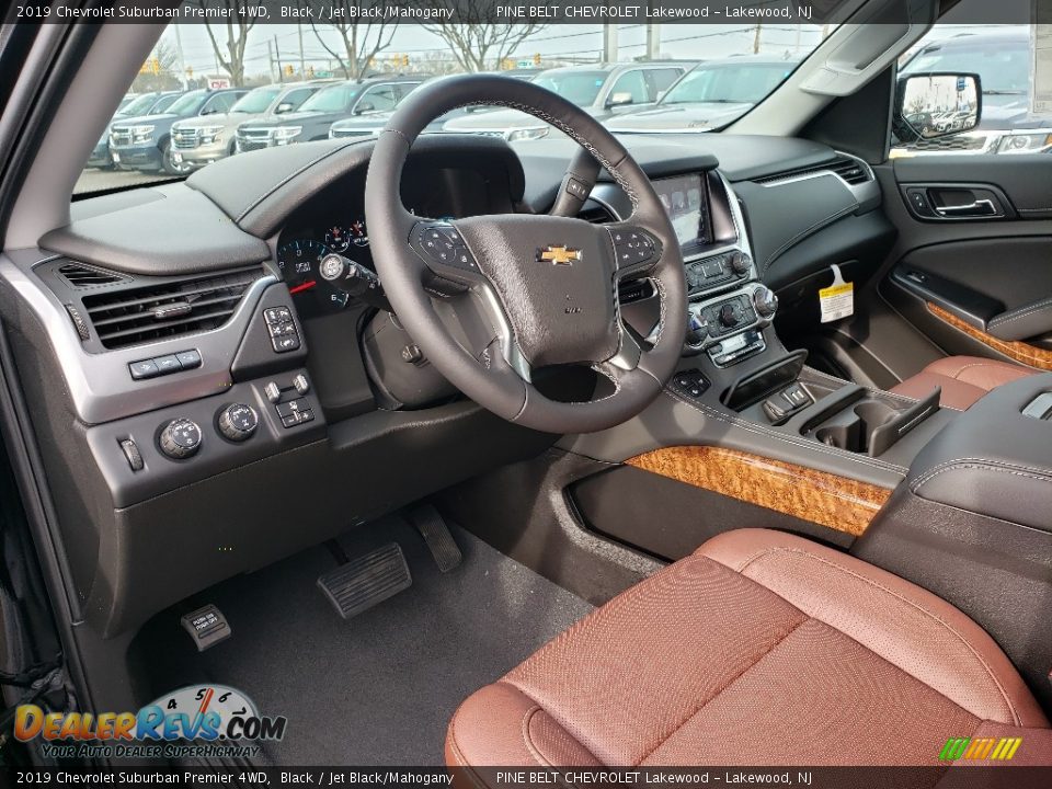 2019 Chevrolet Suburban Premier 4WD Black / Jet Black/Mahogany Photo #7