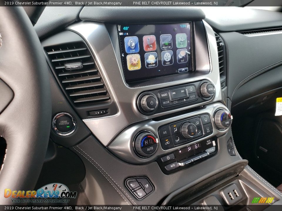 2019 Chevrolet Suburban Premier 4WD Black / Jet Black/Mahogany Photo #10