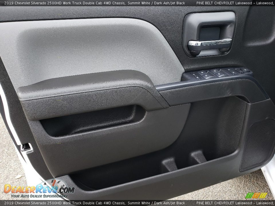 2019 Chevrolet Silverado 2500HD Work Truck Double Cab 4WD Chassis Summit White / Dark Ash/Jet Black Photo #8