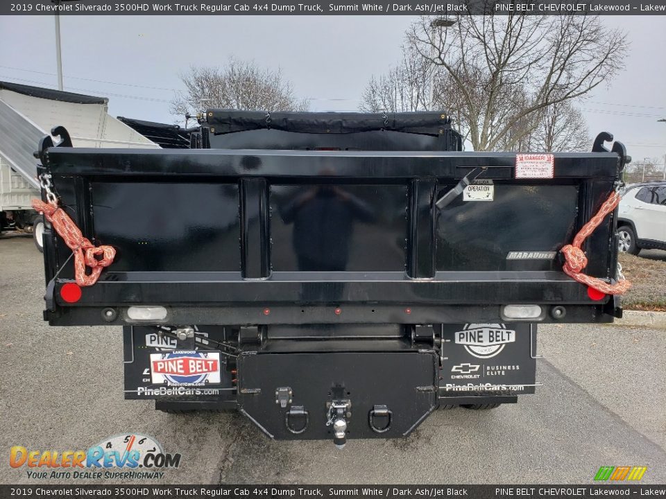 2019 Chevrolet Silverado 3500HD Work Truck Regular Cab 4x4 Dump Truck Summit White / Dark Ash/Jet Black Photo #5