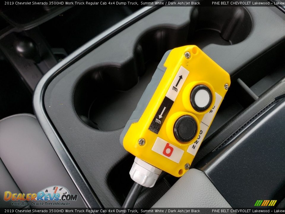 2019 Chevrolet Silverado 3500HD Work Truck Regular Cab 4x4 Dump Truck Summit White / Dark Ash/Jet Black Photo #10