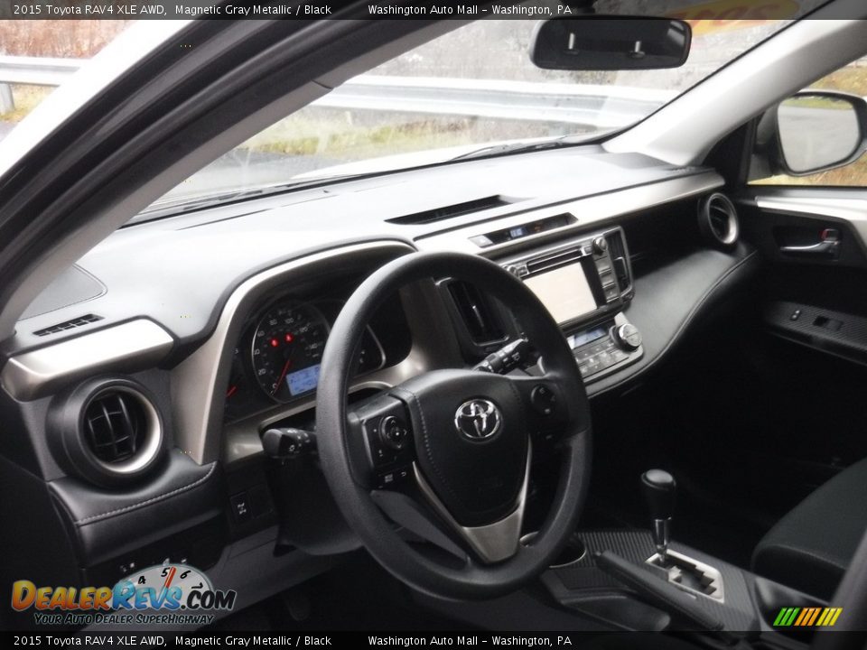 2015 Toyota RAV4 XLE AWD Magnetic Gray Metallic / Black Photo #12