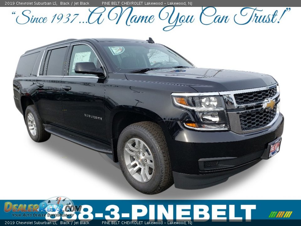 2019 Chevrolet Suburban LS Black / Jet Black Photo #1