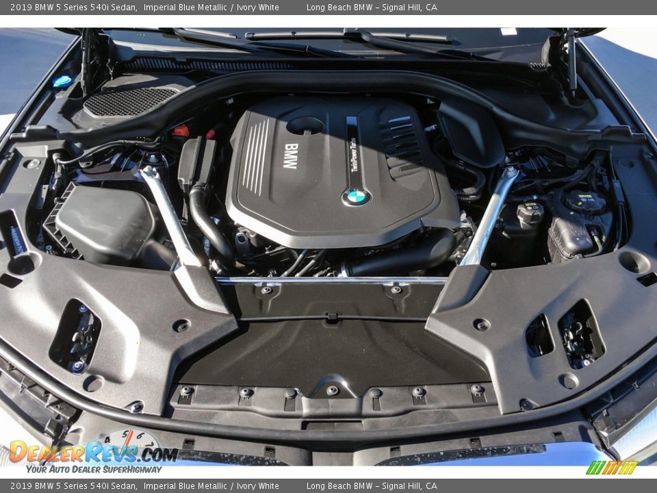 2019 BMW 5 Series 540i Sedan 3.0 Liter DI TwinPower Turbocharged DOHC 24-Valve VVT Inline 6 Cylinder Engine Photo #8