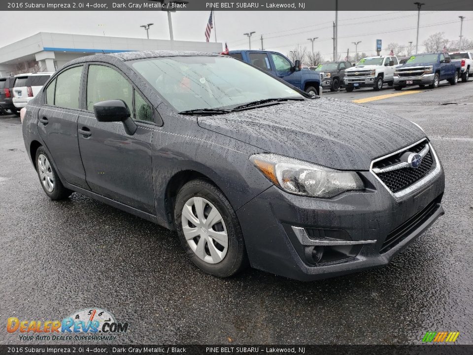 2016 Subaru Impreza 2.0i 4-door Dark Gray Metallic / Black Photo #1