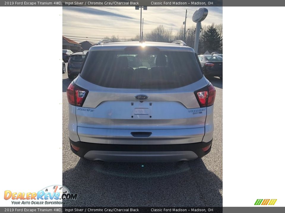 2019 Ford Escape Titanium 4WD Ingot Silver / Chromite Gray/Charcoal Black Photo #2