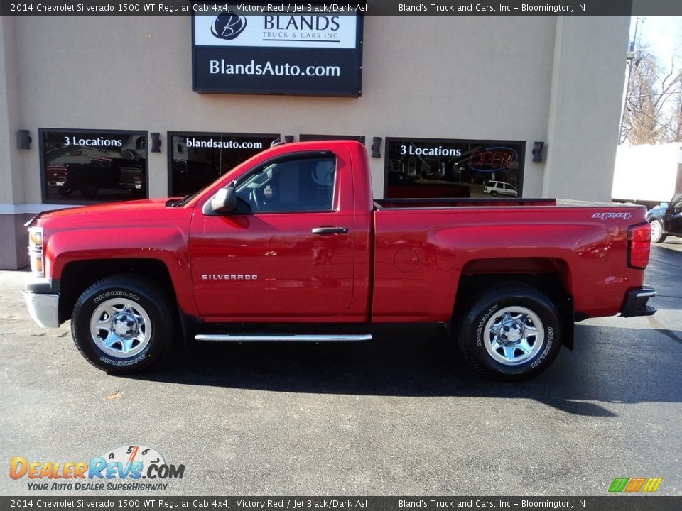 2014 Chevrolet Silverado 1500 WT Regular Cab 4x4 Victory Red / Jet Black/Dark Ash Photo #1