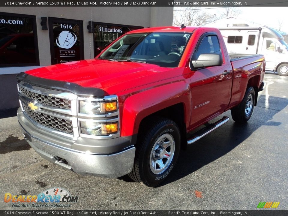 2014 Chevrolet Silverado 1500 WT Regular Cab 4x4 Victory Red / Jet Black/Dark Ash Photo #2