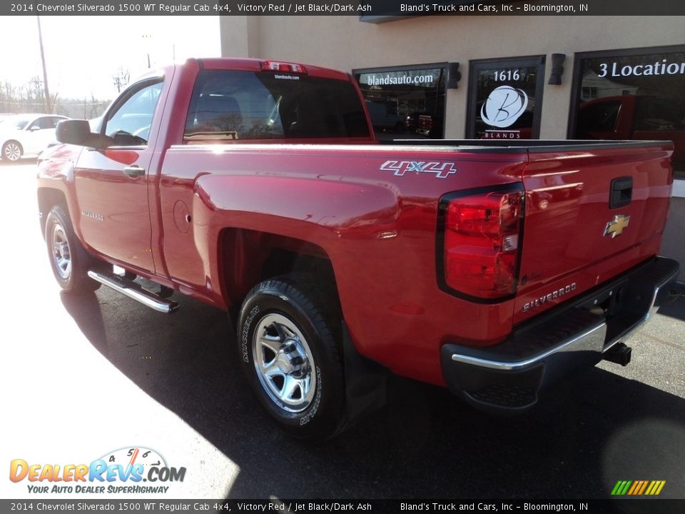 2014 Chevrolet Silverado 1500 WT Regular Cab 4x4 Victory Red / Jet Black/Dark Ash Photo #3