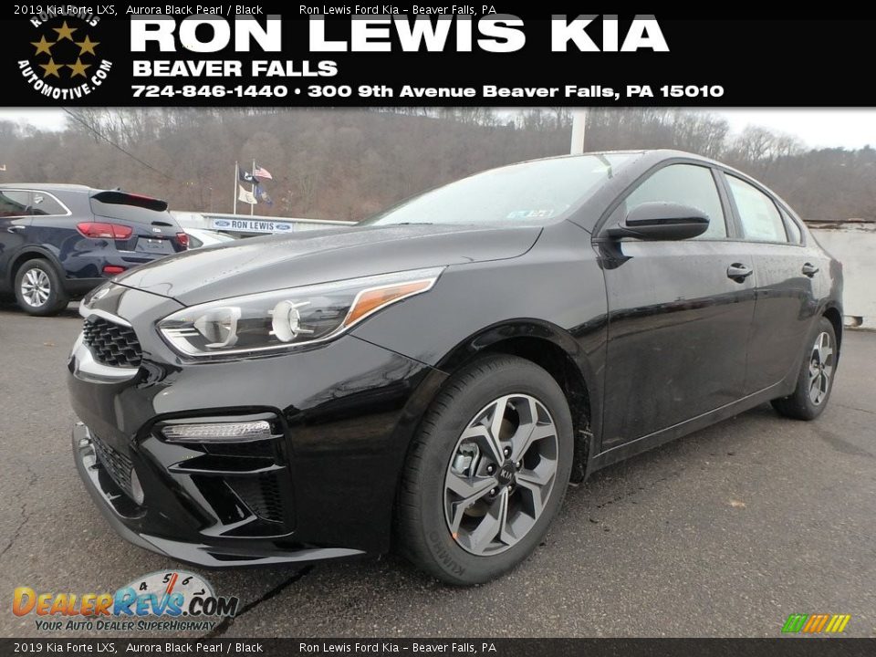 2019 Kia Forte LXS Aurora Black Pearl / Black Photo #1