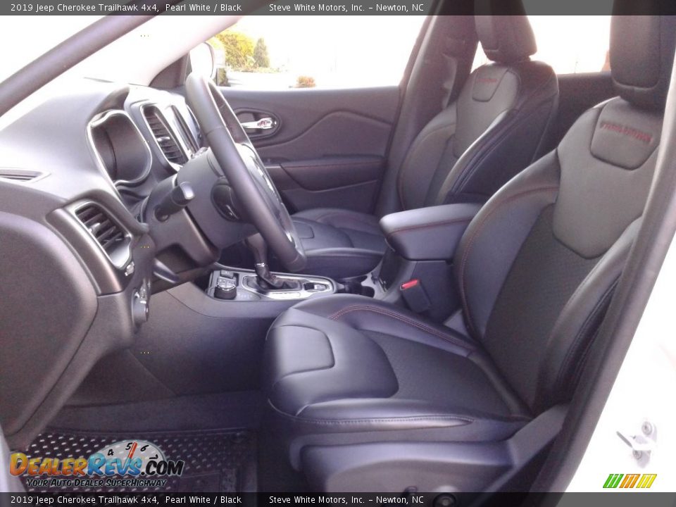 2019 Jeep Cherokee Trailhawk 4x4 Pearl White / Black Photo #10