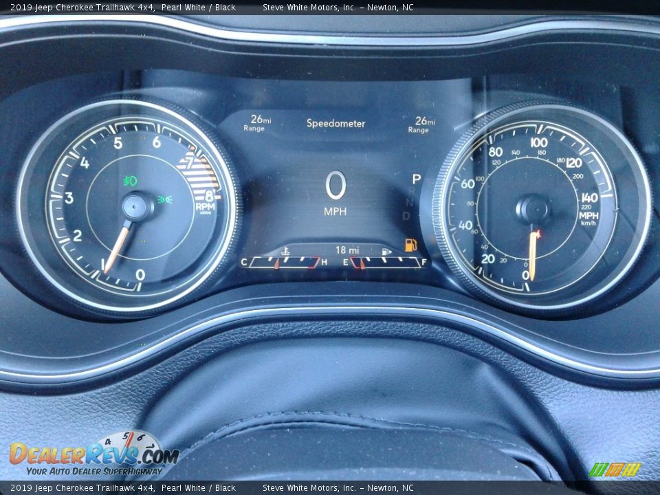 2019 Jeep Cherokee Trailhawk 4x4 Pearl White / Black Photo #20