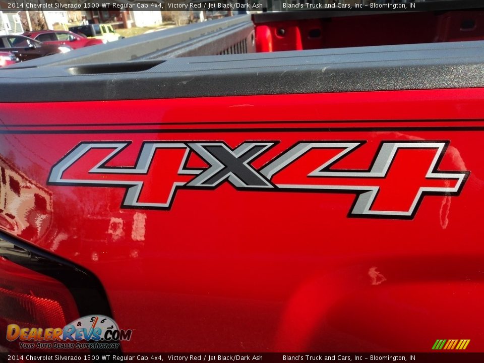 2014 Chevrolet Silverado 1500 WT Regular Cab 4x4 Victory Red / Jet Black/Dark Ash Photo #27