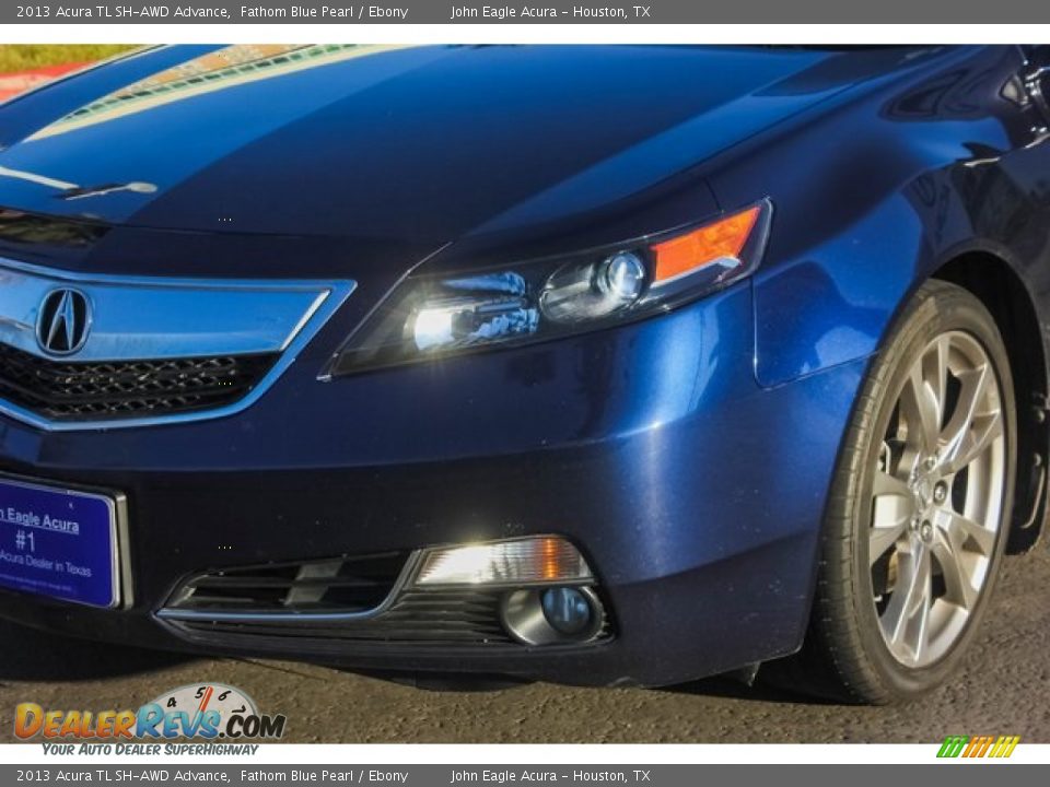 2013 Acura TL SH-AWD Advance Fathom Blue Pearl / Ebony Photo #12
