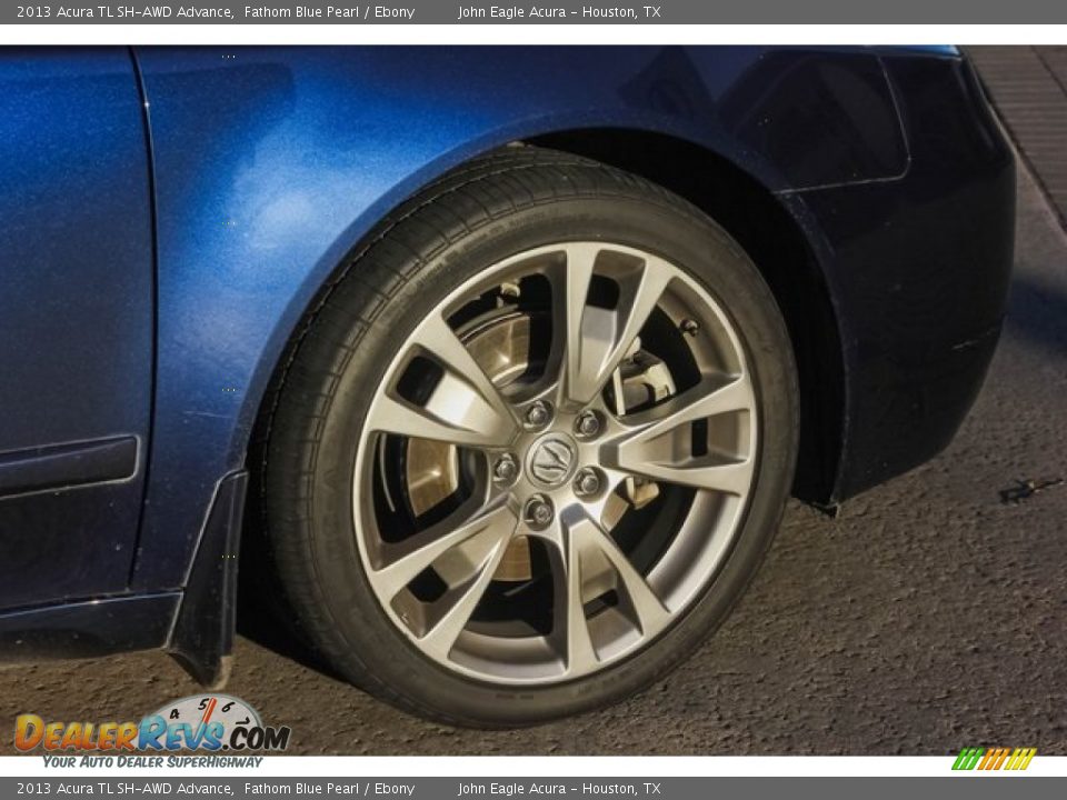2013 Acura TL SH-AWD Advance Fathom Blue Pearl / Ebony Photo #14