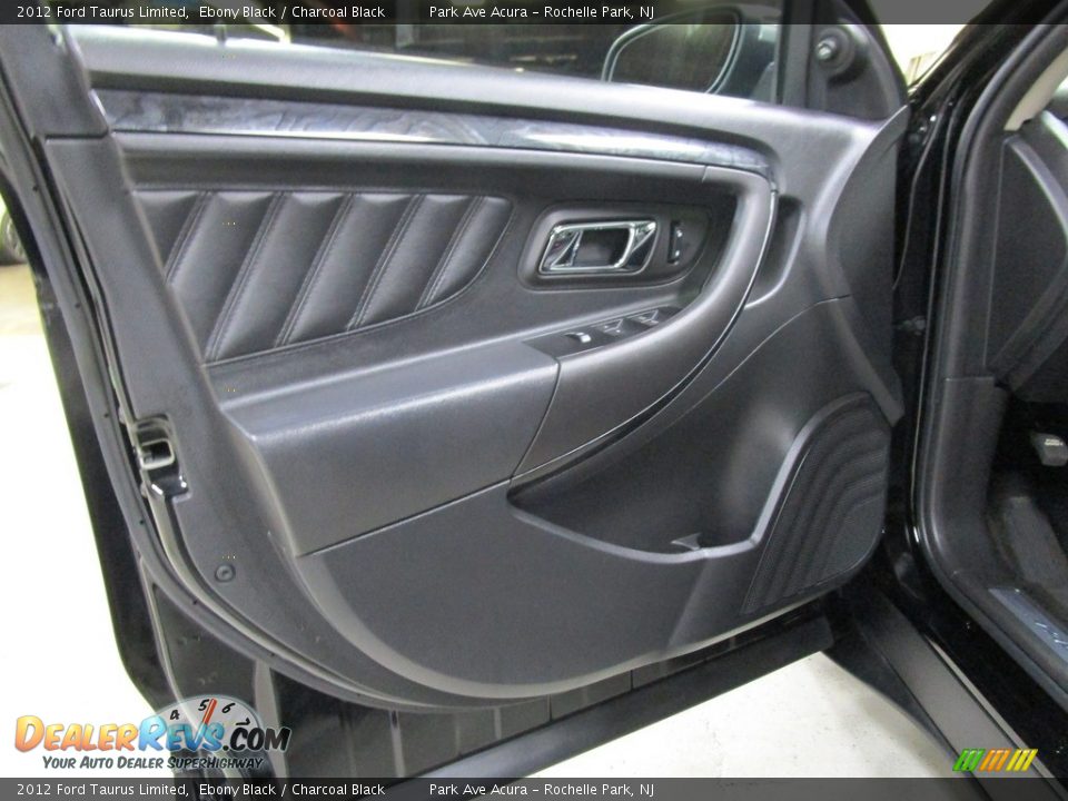 2012 Ford Taurus Limited Ebony Black / Charcoal Black Photo #7