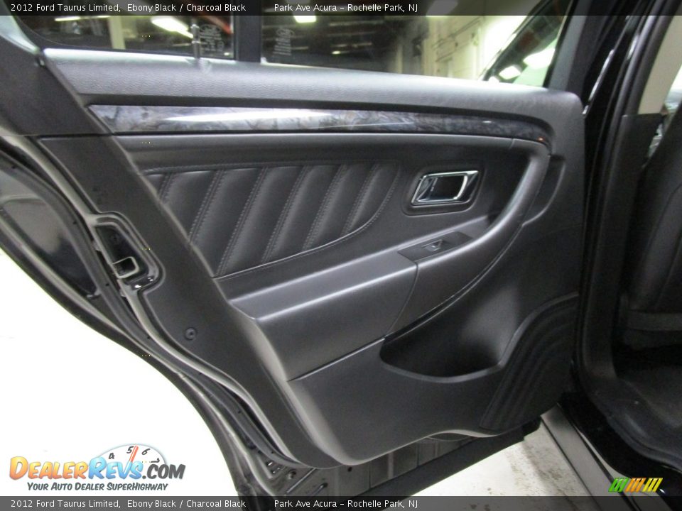 2012 Ford Taurus Limited Ebony Black / Charcoal Black Photo #10