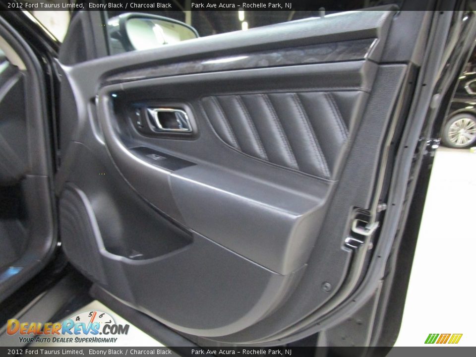 2012 Ford Taurus Limited Ebony Black / Charcoal Black Photo #13