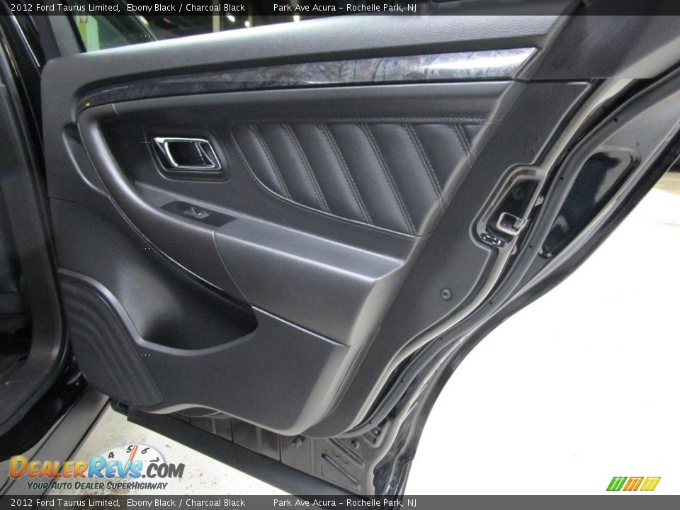 2012 Ford Taurus Limited Ebony Black / Charcoal Black Photo #16
