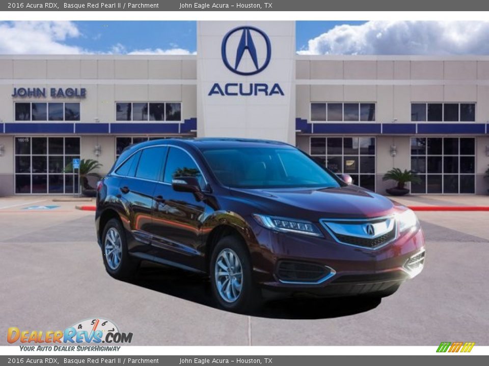 2016 Acura RDX Basque Red Pearl II / Parchment Photo #1