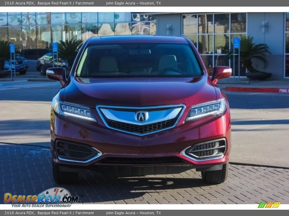 2016 Acura RDX Basque Red Pearl II / Parchment Photo #2