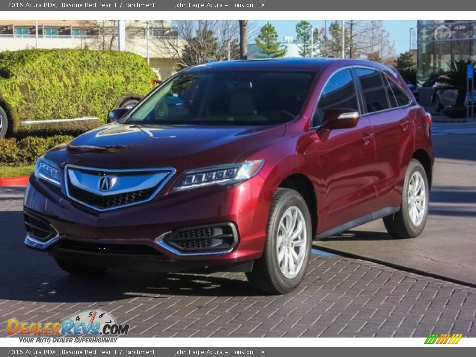 2016 Acura RDX Basque Red Pearl II / Parchment Photo #3